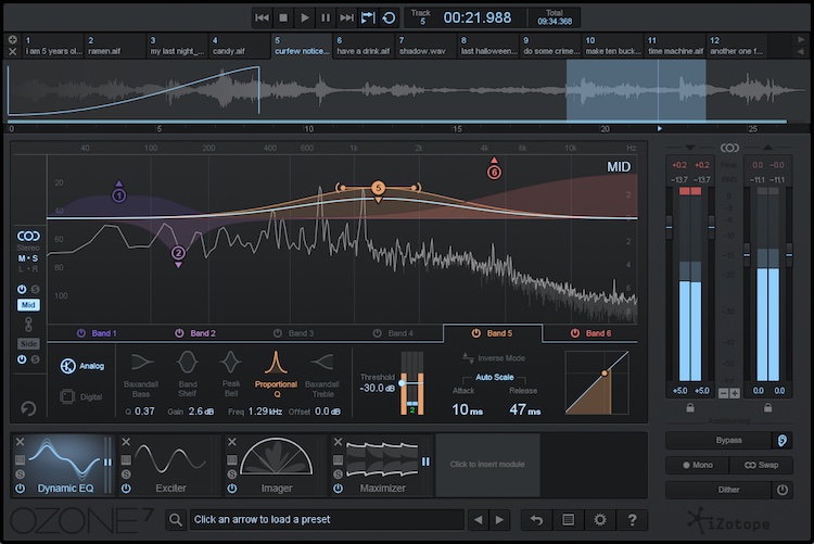 New Software Review: iZotope’s Ozone 7 & Ozone 7 Advanced Mastering Suite