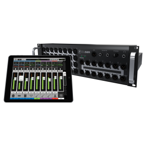 The Mackie Master Fader iPad app (was already adept with the DL32R rackmount digital mixer.