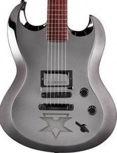 A Framus Phil X signature model guitar.