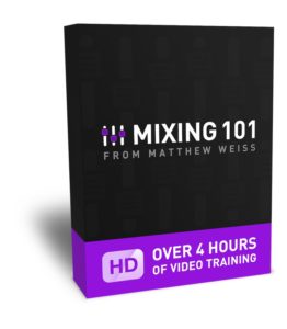 Coincidentally enough, The Pro Audio Files has added a new offering from Matthew Weiss: Mixing 101.