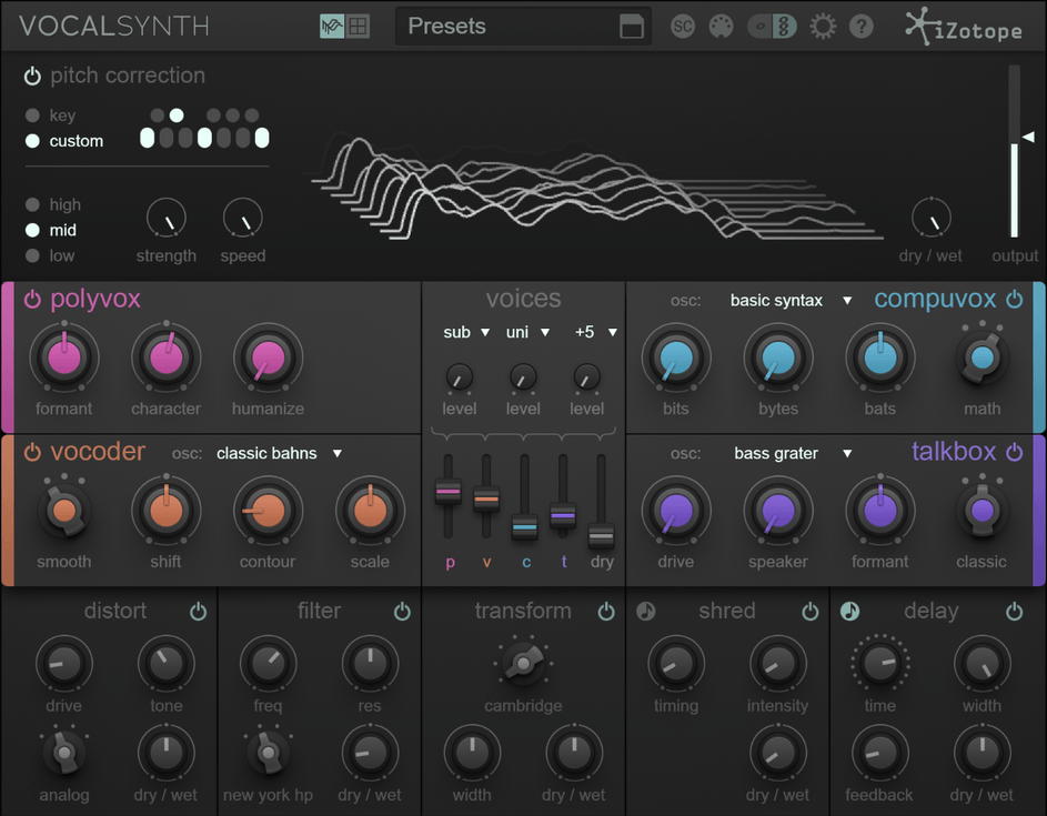Research & Development: iZotope VocalSynth Vocal Processing Plugin