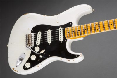 A Fender "Ancho Poblano" Stratocaster from the Custom Shop.