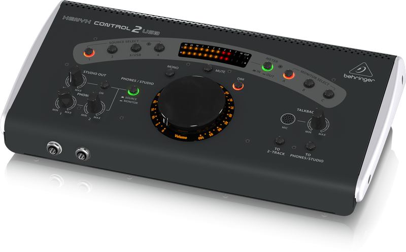 The Behringer XENYX CONTROL2USB Monitor Controller Now Controlling Monitors