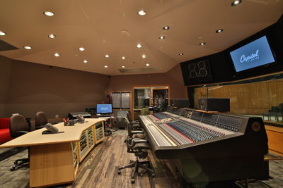 Studio A Control Room. Photo credit: Carl Afable/ Capitol Music Group