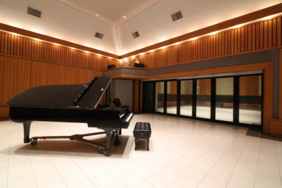 The Yamaha C9 Piano in Studio A. Photo credit: Carl Afable/Capitol Music Group