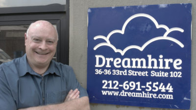 Chris Dunn launched Dreamhire NYC in 1989. 