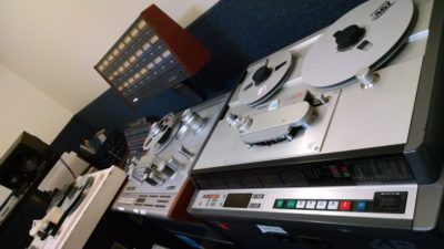 Early on, tape machines just had to make it into the elevator.