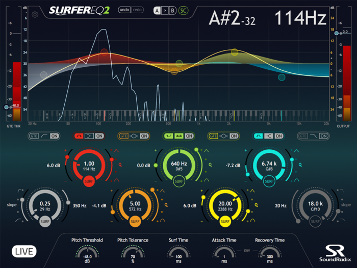 Sound Radix Announces SurferEQ 2 Plug-In
