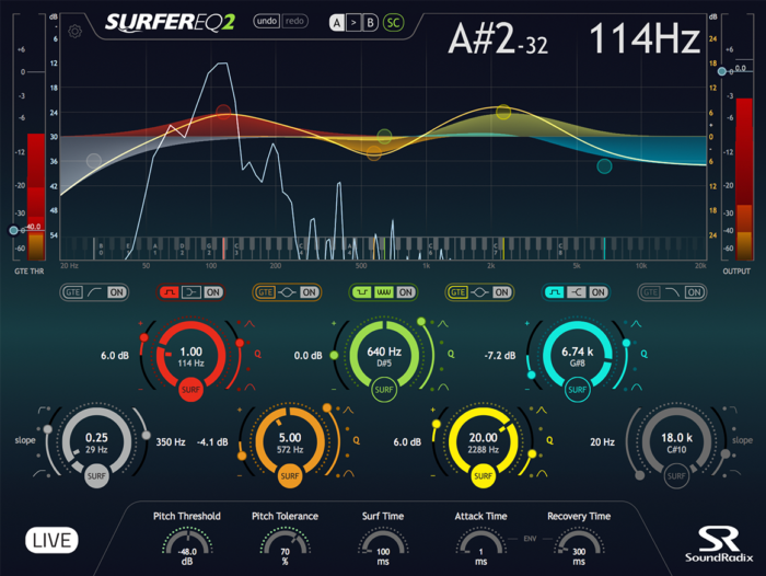 SurferEQ got a facelift.