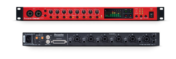 Focusrite OctoPre is ready to take on outboard processing, line/mic sources and more.