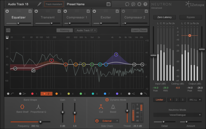 iZotope Introduces Neutron at AES 141 – Intelligent Mixing Assistant and Masking Meter