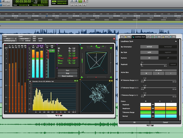 New Software Review: Masterclass Mastering & Loudness Tools from RTW