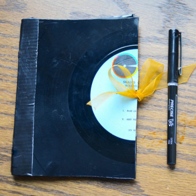 Vinyl Record Notebook Courtesy of Flickr User "Stacie Stacie Stacie"