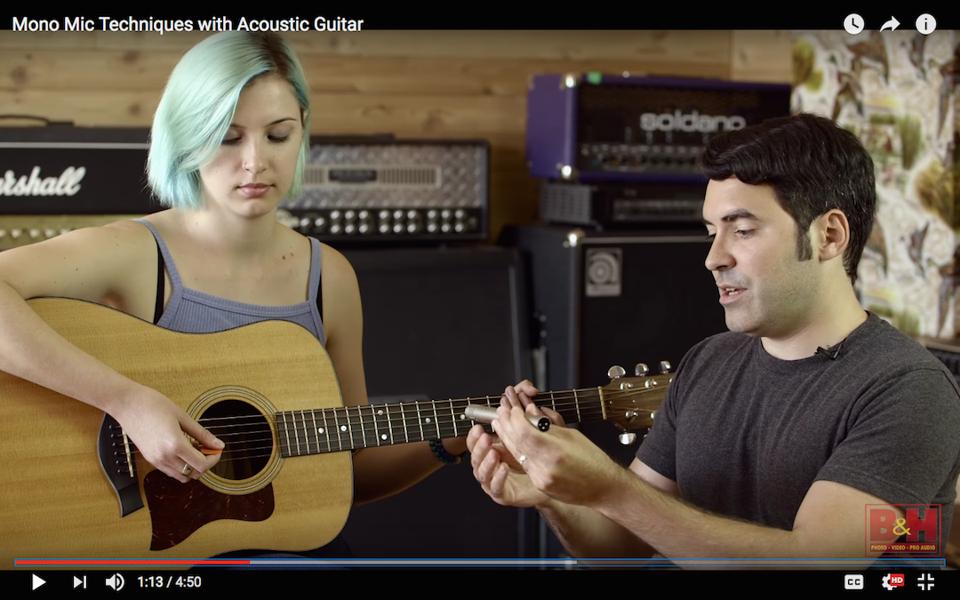 Best Ways to Record Acoustic Guitar With a Single Mic [Video]