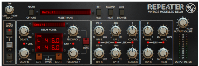 Repeater Delay Released by Slate Digital