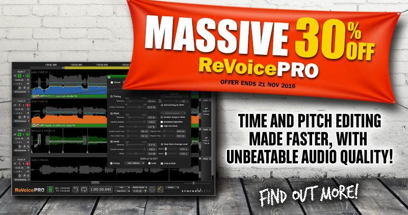 Limited Time: 30% Off Revoice Pro, Ends November 21st