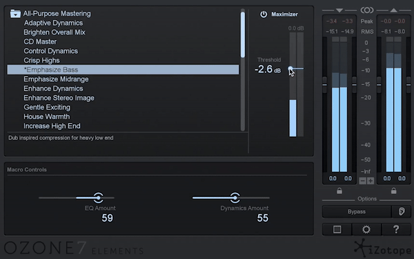 iZotope Releases Ozone 7 Elements – Mastering for Beginners