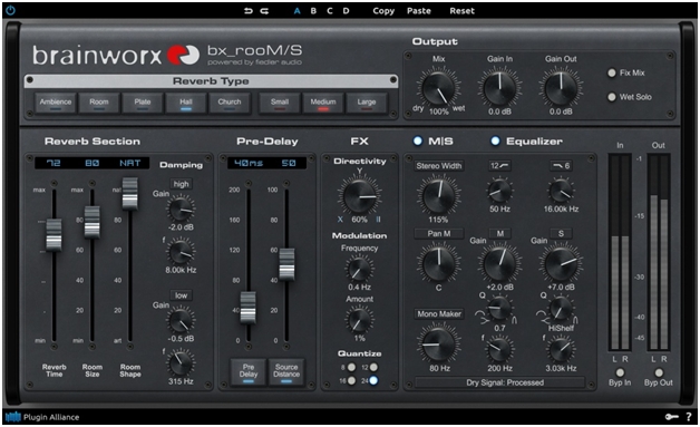New Software Review: bx_rooMS Reverb from Brainworx and Plugin Alliance