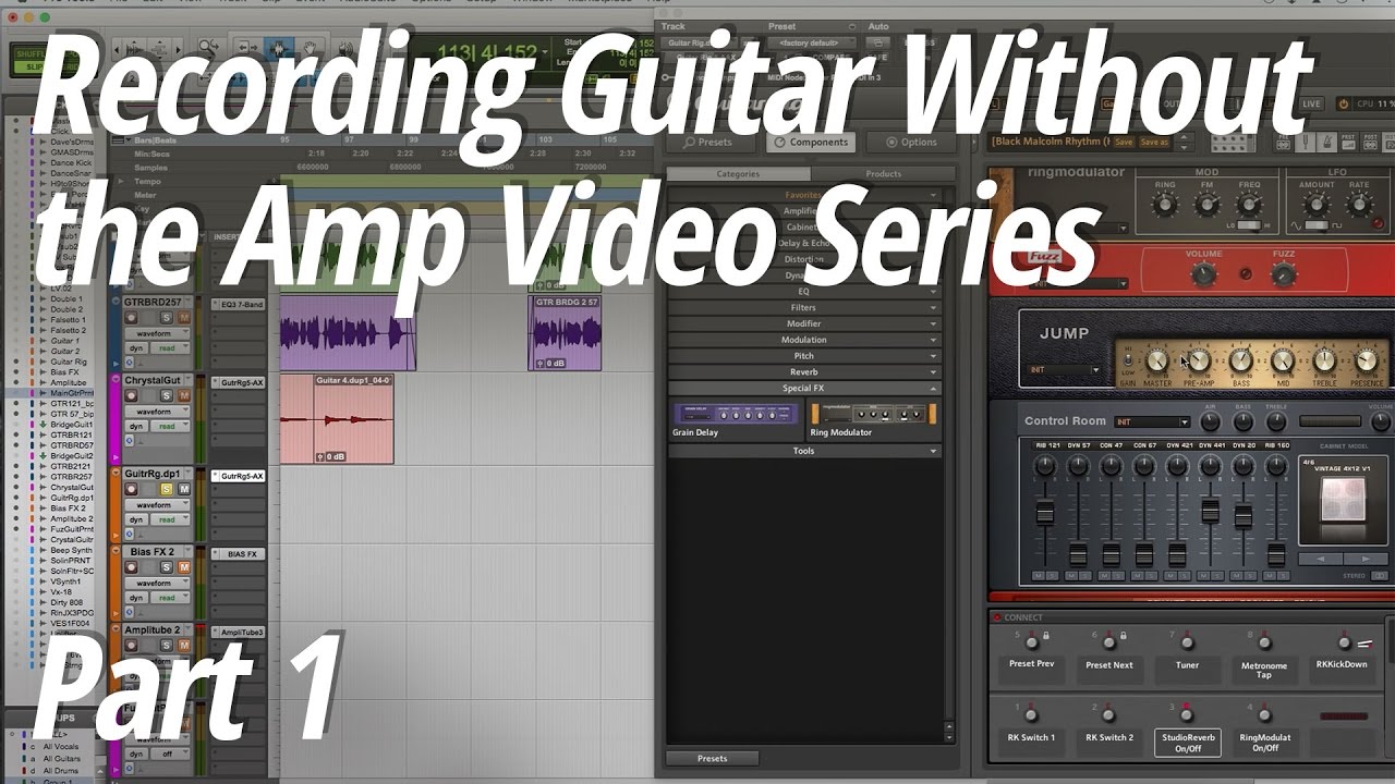 Recording Guitar Without the Amp Part 1: The Best Amp Simulator Plugin Suites?